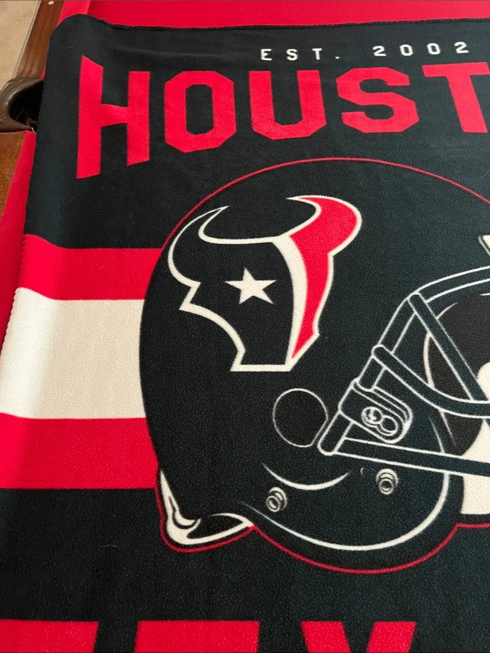Houston Texans Blanket NFL Gifting Football Sports Fleece